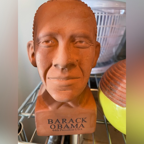 Chia Obama!! 🇺🇸 Used. White elephant season is coming quick! No box. - Picture 1 of 5